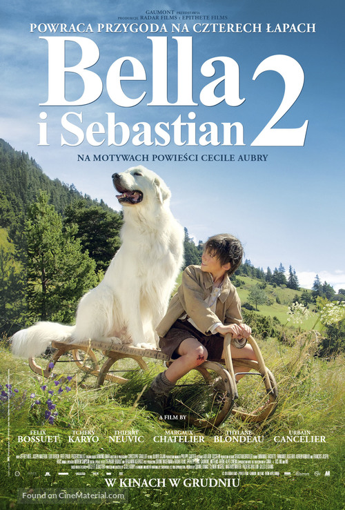 Belle et S&eacute;bastien, l&#039;aventure continue - Polish Movie Poster