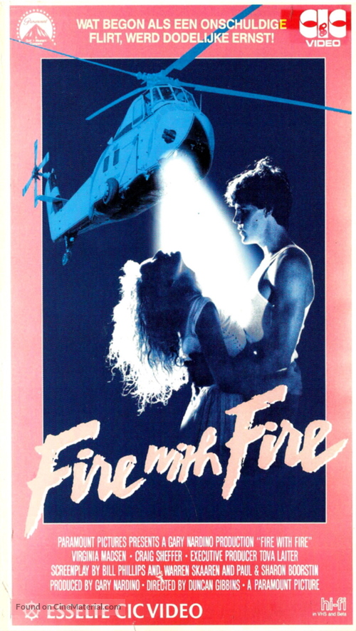 Fire with Fire - Dutch VHS movie cover