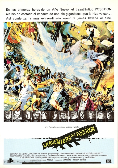 The Poseidon Adventure - Spanish Movie Poster