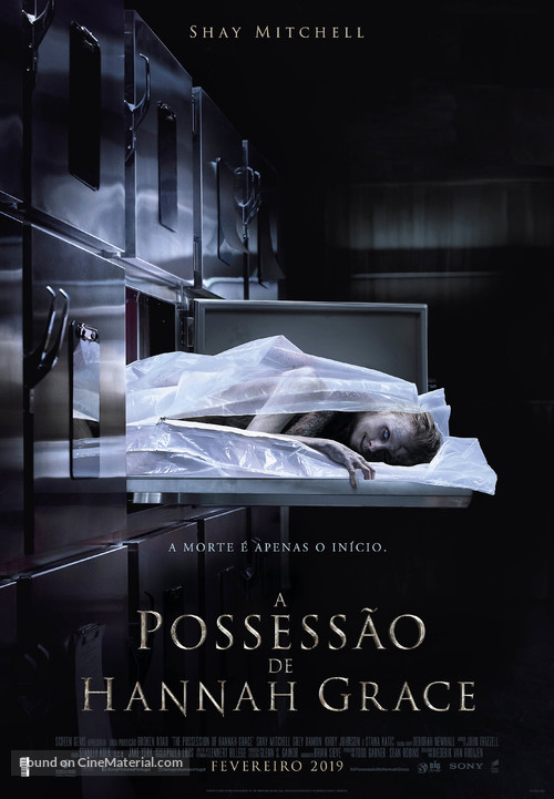 The Possession of Hannah Grace - Portuguese Movie Poster