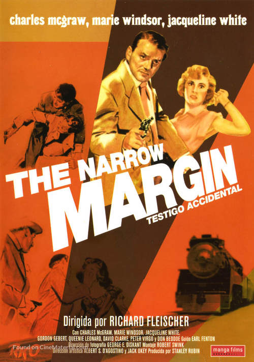 The Narrow Margin - Spanish DVD movie cover