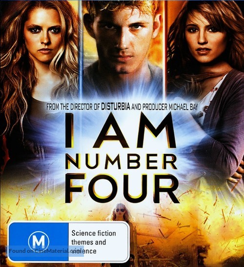 I Am Number Four - Australian Blu-Ray movie cover