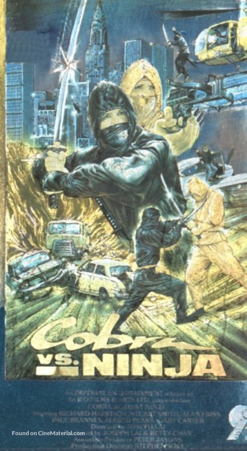 Cobra vs. Ninja - VHS movie cover