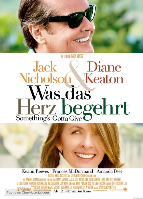 Something&#039;s Gotta Give - German Movie Poster