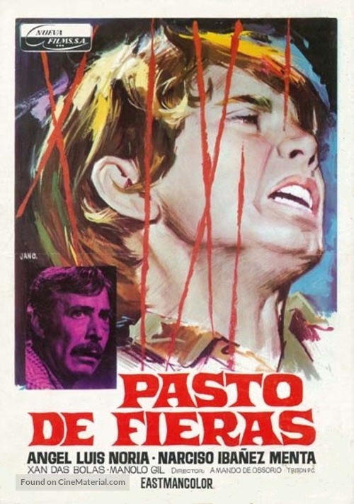 Pasto de fieras - Spanish Movie Poster
