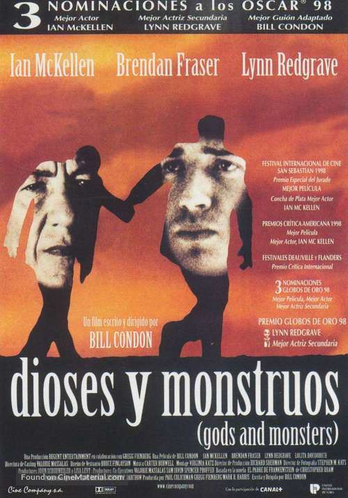 Gods and Monsters - Spanish Movie Poster