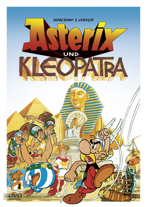 Ast&eacute;rix et Cl&eacute;op&acirc;tre - German DVD movie cover