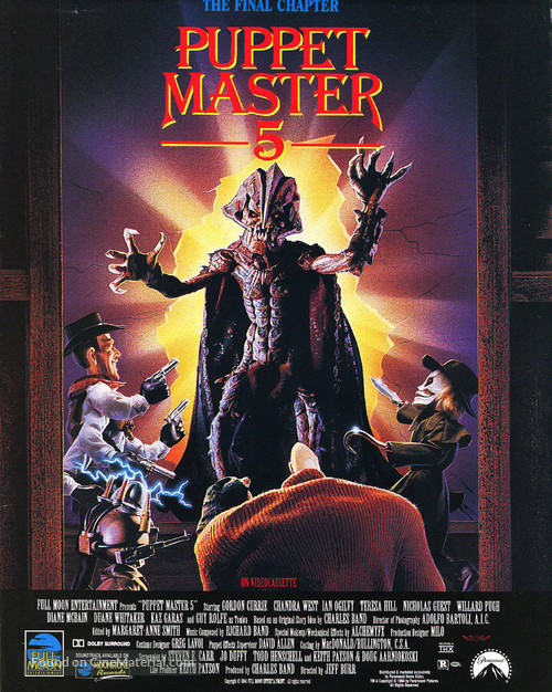 Puppet Master 5: The Final Chapter - Movie Poster