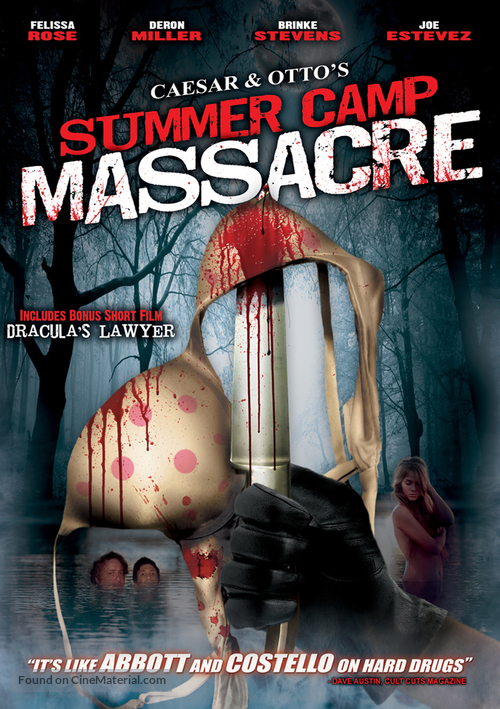 Caesar and Otto&#039;s Summer Camp Massacre - DVD movie cover