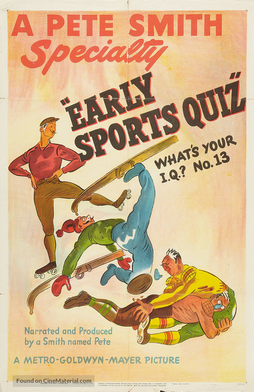 Early Sports Quiz: What&#039;s Your I.Q. No. 13 - Movie Poster