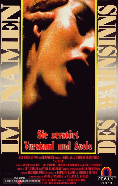 My Daughter&#039;s Keeper - German VHS movie cover