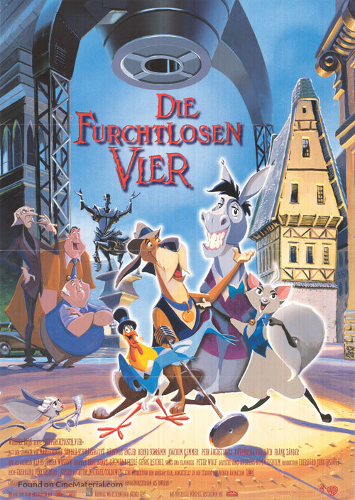 Die furchtlosen Vier - German Movie Poster