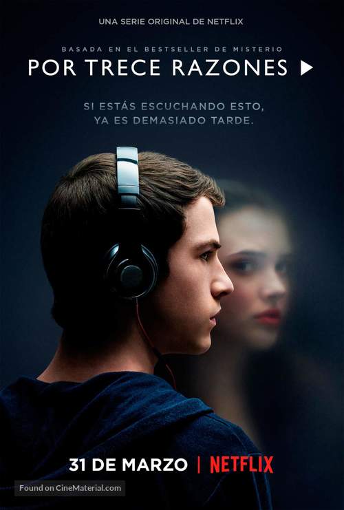 &quot;Thirteen Reasons Why&quot; - Mexican Movie Poster