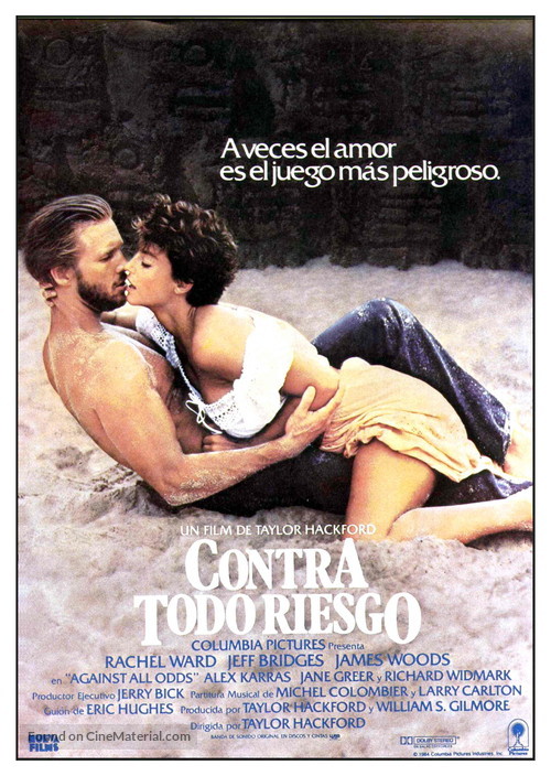 Against All Odds - Spanish Movie Poster