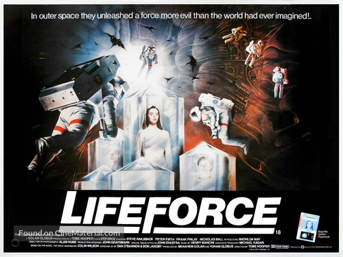 Lifeforce - British Movie Poster
