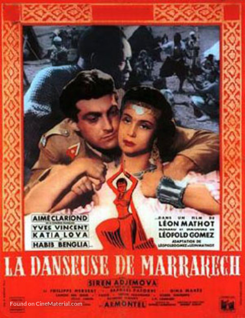 La danseuse de Marrakech - French Movie Poster