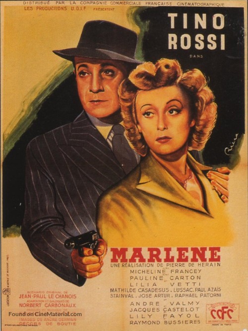 Marl&egrave;ne - French Movie Poster