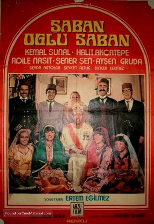 Saban Oglu Saban - Turkish Movie Cover