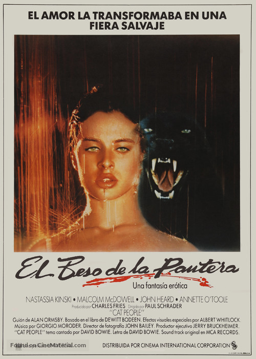 Cat People - Spanish Movie Poster