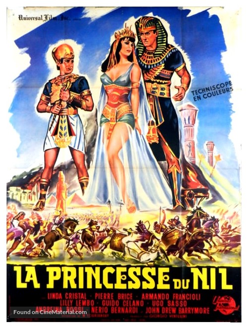 La donna dei faraoni - French Movie Poster