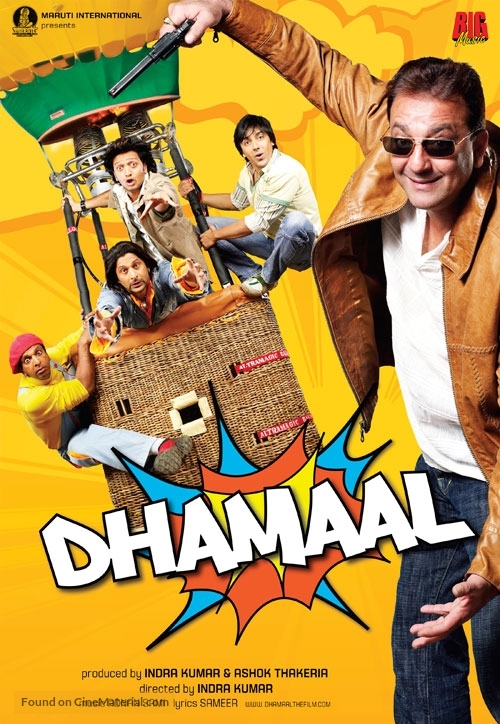 Dhamaal - Indian poster
