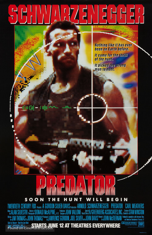 Predator - Advance movie poster