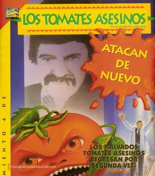 Killer Tomatoes Strike Back! - Argentinian Movie Cover