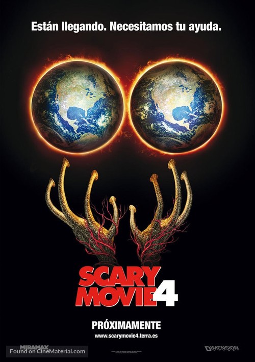 Scary Movie 4 - Spanish Movie Poster