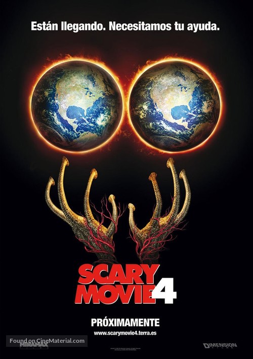 Scary Movie 4 - Spanish Movie Poster