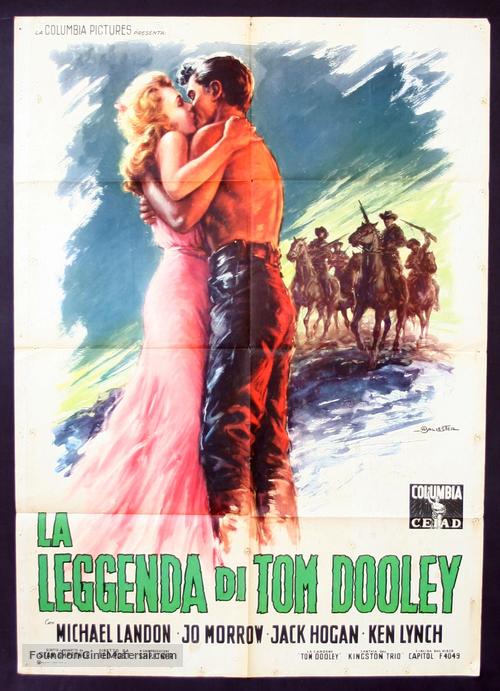 The Legend of Tom Dooley - Italian Movie Poster