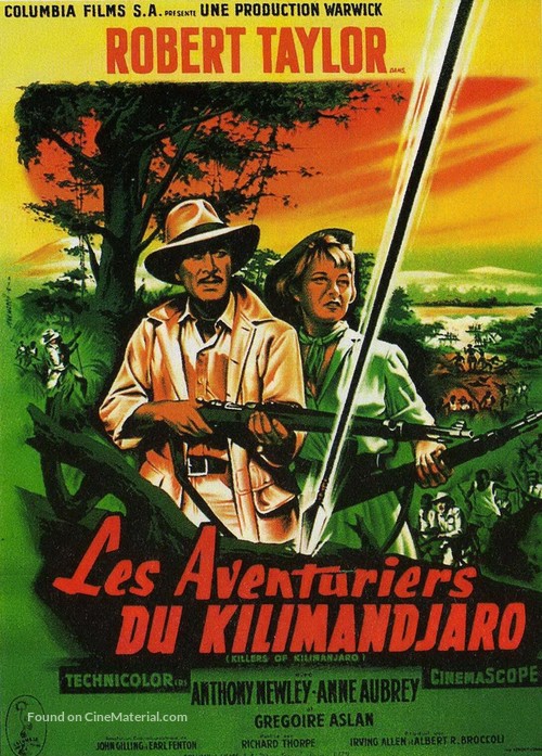 Killers of Kilimanjaro - French Movie Poster