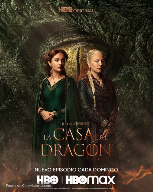 &quot;House of the Dragon&quot; - Argentinian Movie Poster