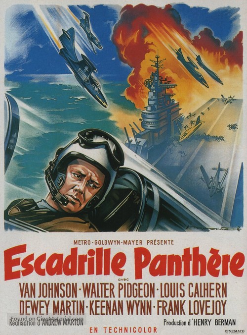 Men of the Fighting Lady - French Movie Poster