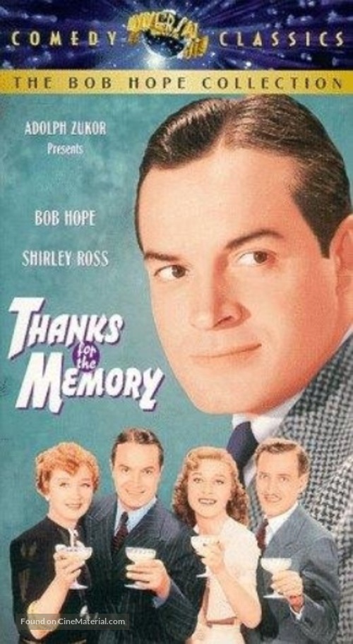 Thanks for the Memory - VHS movie cover