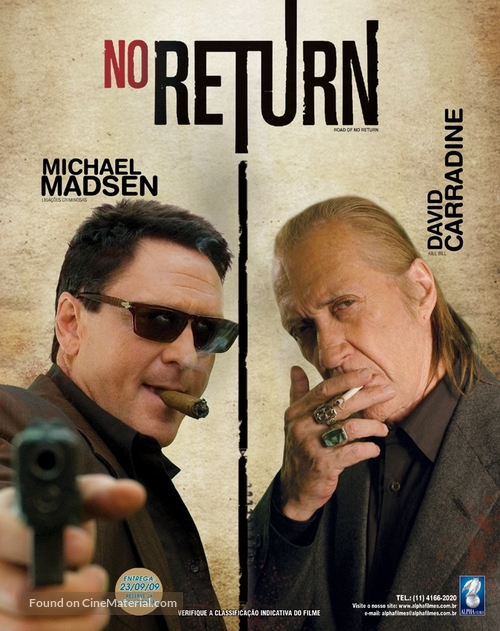 Road of No Return - Brazilian Movie Poster