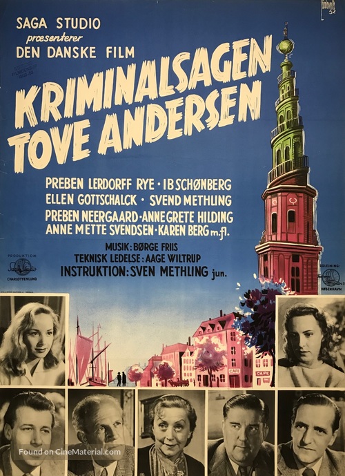 Kriminalsagen Tove Andersen - Danish Movie Poster