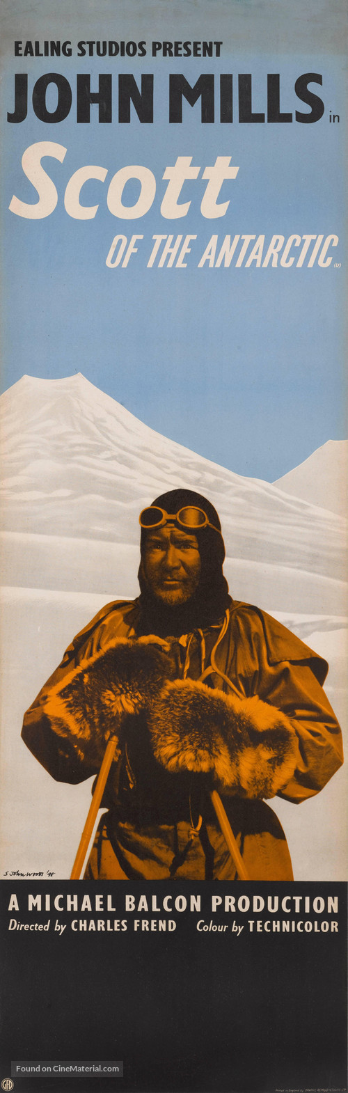 Scott of the Antarctic - British Movie Poster