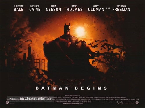 Batman Begins - British Movie Poster