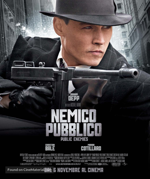 Public Enemies - Italian Movie Poster