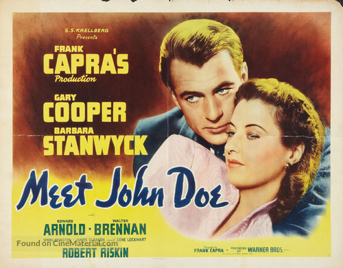 Meet John Doe - Movie Poster