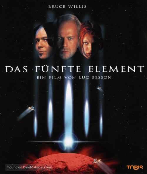 The Fifth Element - German Blu-Ray movie cover