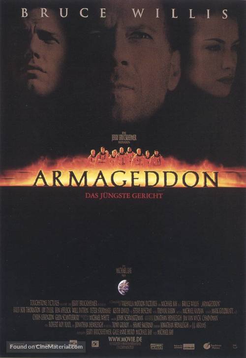 Armageddon - German Movie Poster