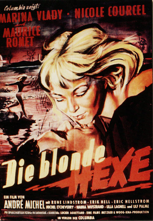 La sorci&egrave;re - German Movie Poster