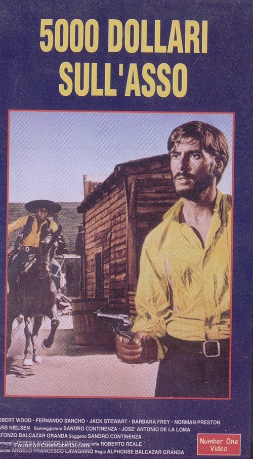 Pistoleros de Arizona - Italian VHS movie cover