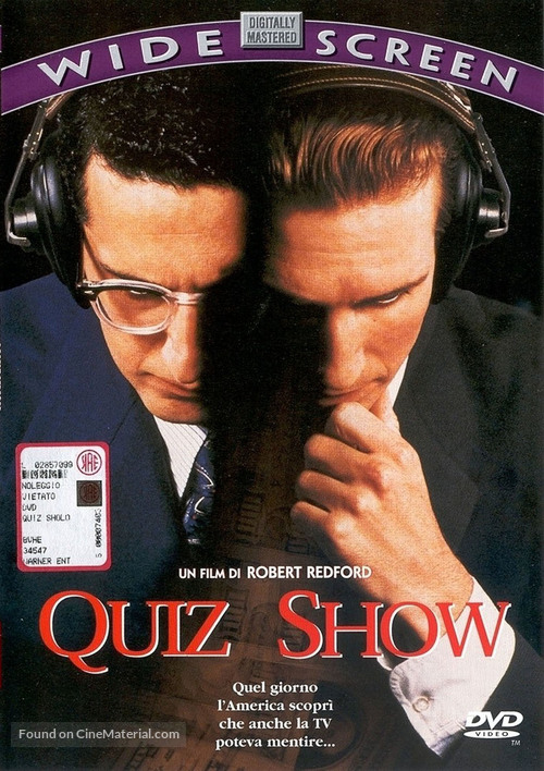 Quiz Show - Italian DVD movie cover