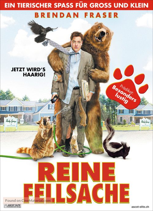 Furry Vengeance - Swiss Movie Poster