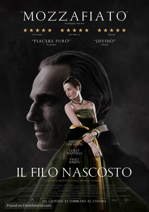 Phantom Thread - Italian Movie Poster
