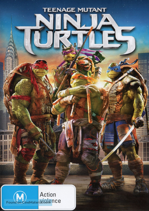 Teenage Mutant Ninja Turtles - Australian DVD movie cover