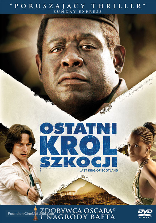 The Last King of Scotland - Polish DVD movie cover