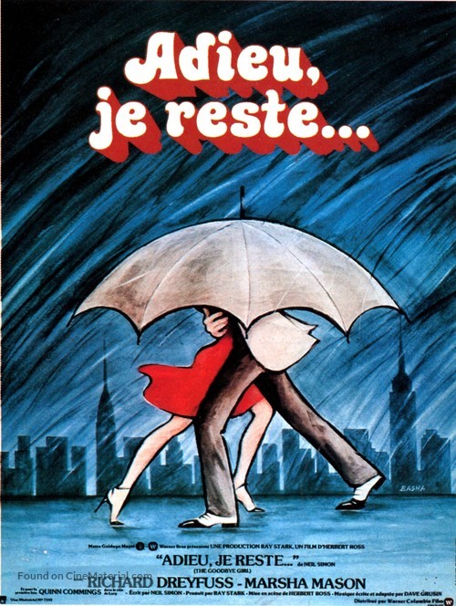 The Goodbye Girl - French Movie Poster